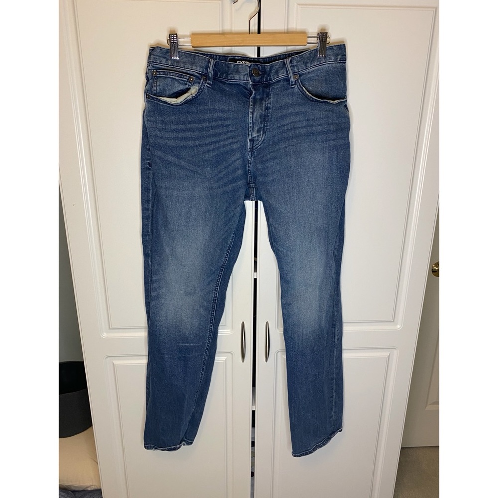 Express men’s slim cut jeans